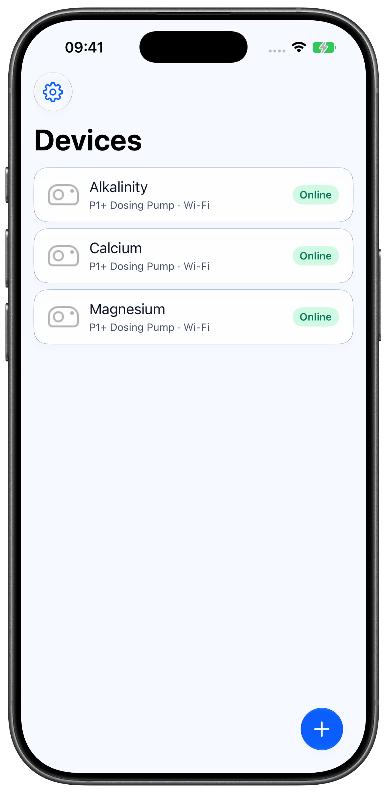 Rheon device list running on iPhone 17